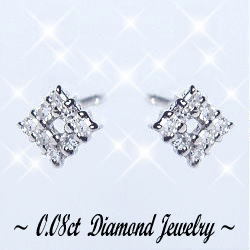 【大特価】K18YG/PG/WG【0.08ct】ダイヤモンドピアス『Peti Joli』 ［I1-SI-2］透明感溢れるダイヤモンド スクエア 四角 プチダイヤ ピアス 可愛い 特価 母の日 ギフト 誕生日 記念日 成人式【送料無料】    LP-0265B