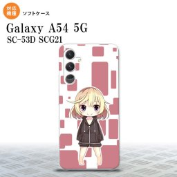 Galaxy A54 5G Galaxy A54 5G スマホケース 背面ケースソフトケース 女の子 C ピンク 2023年 5月発売 nk-a54-tp1335