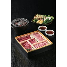 黒毛和牛・黒豚焼肉用詰合せ御膳　１５０ｇ×４／８０ｇ×１