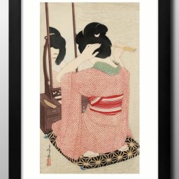 平野白峰 日本画 A3 サイズ ポスター アート おしゃれ 絵画 インテリア 北欧 イラスト マット紙 艶消し アートパネル 額 フレーム デザイン 壁掛け ギフト 新築祝い ディスプレイ 引越し祝い　新生活　空間デザイン