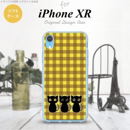 iPhoneXR iPhone XR スマホケース ソフトケース 猫 イラスト 黄 茶 メンズ レディース nk-ipxr-tp1138