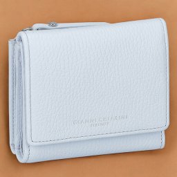ジャンニキアリーニ 三つ折り財布 レディース ブランド GIANNI CHIARINI PF 5080 GRN ライトブルー