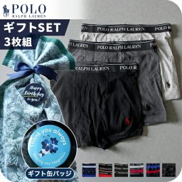 ポロ ラルフ ローレン ボクサーパンツ 3枚セット メンズ ブランド S M L 2タイプ ワンポイント 下着 アンダーウェア 選べるモデル