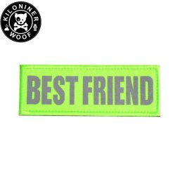 KILONINER キロナイナー カスタマイズ用パッチ Reflective High Visibility BEST FRIEND Patch Green ワッペン