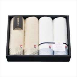瀬戸内テーラー あかつき フェイスタオル4枚セット  TA-5004BE  内祝 内祝い お祝 御祝 記念品 出産内祝い プレゼント 快気祝い 粗供養 引出物