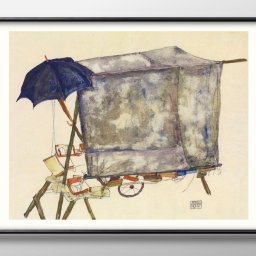 エゴン シーレ Street Cart A3 サイズ ポスター アート おしゃれ 絵画 インテリア 北欧 イラスト マット紙 艶消し アートパネル 額 フレーム デザイン 壁掛け ギフト 新築祝い ディスプレイ 引越し祝い　新生活　空間デザイン 