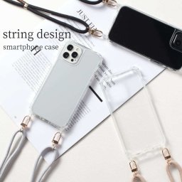 iphone ケース ショルダー クリア iphone14 Pro かわいい 肩掛け 韓国 13 12 mini 紐 ストラップ付き クリアケース おしゃれ 11 11pro XsMAX カバー アイフォン スマホケース ストラップ 透明 男女兼用 お揃い ペア シンプル 大人可愛い 落下防止 スマホショルダー 送料無料