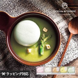 OCEAN ＆ TERRE 北海道 野菜スープMONAKAセットB NR-00675 野菜スープ最中 もなか/プチ ギフト/かわいい/贈り物 甘くないもの/おしゃれ/内祝い/返礼/母の日 2025 プレゼント ギフト 花以外 実用的 メッセージカード/