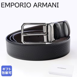 エンポリオ アルマーニ EMPORIO ARMANI ベルト メンズ 幅3.5cm ストリンガシステム対応 リバーシブル ブラック Y4S544 Y230J 88044 ビジネスベルト 送別会 誕生日 お中元 結婚祝い 結婚式 彼氏 息子 夫 男性 ブランド ベルト 高級 父の日 母の日 即日発送 ホワイトデー