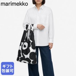 マリメッコ marimekko エコバッグ 買い物袋 スマートバッグ Unikko ピエニ ウニッコ ブラック ホワイト 91492 091492 190 北欧雑貨 北欧デザイン 送別会 誕生日 お中元 結婚祝い 結婚式 高級 父の日 母の日【スペシャルラッピング660円(別売り)】 ネコポス ホワイトデー