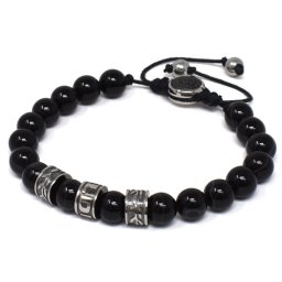 ディーゼル ブレスレット DIESEL DX1101040 AGATE BRACERET アクセサリー メンズ レディース ブラック 黒