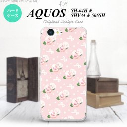 【SHV34】【スマホケース/スマホカバー】【アクオス セリエ】SHV34 スマホケース AQUOS SERIE SHV34 カバー アクオス セリエ 花柄・バラ（G） ピンク nk-shv34-256【メール便送料無料】