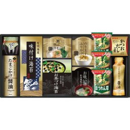 味の蔵 食卓詰め合わせ [26-7635-134] KE-50S フリーズドライ 味噌汁 のり佃煮 味付け海苔 かつおだし 醤油 和食 調味料 詰め合わせ ギフト お中元 お歳暮 内祝い 出産内祝い 結婚内祝い 快気祝い 香典返し 贈り物 プレゼント