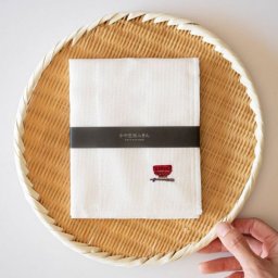 【ギフト対応無料】かや生地ふきん 刺繍 和の暮らし [漆器椀] ※送料無料(ポスト投函)