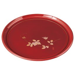【ギフト対応無料】紀州塗 紀の里 春慶10.0丸盆 (2377006) ※送料無料(北海道・沖縄は除く)