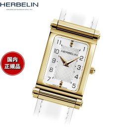 エルブラン HERBELIN アンタレス ANTARES 腕時計 文字盤 ヘッド レディース H17048P28H クオーツ スクエア アラビア数字 ゴールド