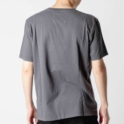 メゾン マルジェラ MAISON MARGIELA S50GC0690 S24347 Tシャツ T-SHIRT メンズ 半袖 カットソー クルーネック カジュアル シンプル 4ステッチ 春夏 オーガニック コットン 綿 アントラサイト XXS XS S M L