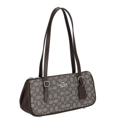 コーチファクトリー アウトレット COACH FACTORY バッグ ショルダーバッグ 肩掛けバッグ CBJ03 SVS8S アッシャー ショルダー バッグ シグネチャー ジャカード レディース ブラウン