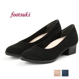 再販無し フットスキ footsuki レディース パンプス ローヒール ヒール レディス 仕事 結婚式 3E相当 22.5-24.5 アシックス商事 acfs17920t