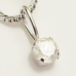 【送料無料】アウトレット Pt台 ダイヤモンド ペンダントトップ 0.1ct プラチナ台 プレゼント ケース付 保証書付  大人 上品