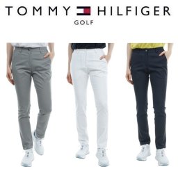 トミーヒルフィガー ゴルフ レディース ツイル ベーシックロングパンツ TOMMY HILFIGER THLA427 2024年春夏モデル お誕生日祝い お祝い 記念品 30代 40代 50代 60代 母の日 お母さん 還暦祝い 敬老の日 彼女 人気プレゼント プレゼント