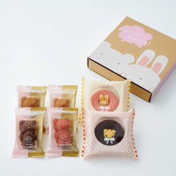 クマ型フィナンシェ＆アニマルドーナツ6個 〈ORA-490〉 出産内祝い 結婚内祝い お返し ギフト