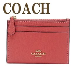 コーチ COACH 財布 レディース キーケース キーリング コインケース カードケース 定期入れ 小銭入れ ピンク レザー 88250IMB3R 【ネコポス】 ブランド 人気