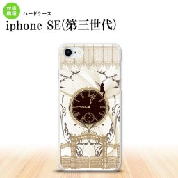 iPhoneSE 3 iPhoneSE 3 スマホケース ハードケース 時計 妖精 黒 茶 メンズ レディース nk-ise3-1253
