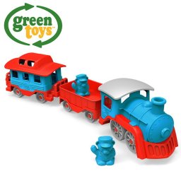 即納 green toys トレイン ブルー GRT-TRNB1054[おもちゃ 玩具 トレイン 電車 機関車 室内 男の子 男 2才 2才以上 子供 誕生日 プレゼント 誕生日プレゼント 機関車のおもちゃ 機関車の玩具 乗り物 車 ブルー]