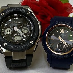 恋人達のGショック ペアウォッチ G-SHOCK BABY-G   カシオ 2本セット    ソーラー電波 アナデジ GST-W300-1AJF BGA-2900-2AJF  ラッピング無料 