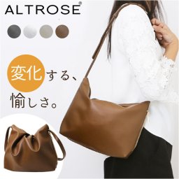 ショルダーバッグ 斜めがけバッグ 通販 2WAYショルダー レディースバッグ バッグ かばん 鞄 斜め掛け おしゃれ かわいい カジュアル 無地 シンプル ななめ掛け 肩掛け 旅行 お出掛け 通勤 通学 ギフト ALTLOSE アルトローズ