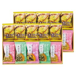 タニタ食堂監修減塩みそ汁・こだわりスープギフト  ／お吸い物 和風惣菜 惣菜・レトルト 食品 お中元 御中元 ギフト 暑中 残暑 お盆 初盆 新盆 お供 御供 ギフト 2026 送料無料 ギフト プレゼント プチギフト 内祝い 快気祝い 出産祝い 結婚祝い 引出物 新築祝い お返し