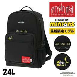 マンハッタンポーテージ ミニオン リュック バックパック 24L タウンセンドバックパック MP2236MNOS メンズ レディース コラボ 黒 限定モデル 誕生日プレゼント ギフト ラッピング無料 【正規代理店】