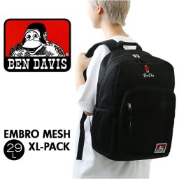 ベンデイビス リュック BDW-8324 通販 BEN DAVIS リュックサック バックパック デイパック メンズ 通学 通勤 男子 女子 大容量 29L カジュアル おしゃれ 大学生 高校生 中学生 EMBRO MESH XL PACK メンズバッグ