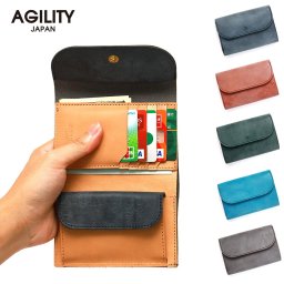 『カルム』(全5色)ロロマ/【折り財布 二つ折り財布 コンパクト 小さめ ミドルサイズ 薄型 横型 メンズ レディース 折りたたみ 財布 革 レザー 本革 使いやすい ビジネス】【AGILITY affa(アジリティアッファ)】(1644)