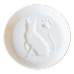 国産シルエットしょうゆ皿1P 猫 290616 内祝 内祝い お祝 御祝 記念品 出産内祝い プレゼント 快気祝い 粗供養 引出物