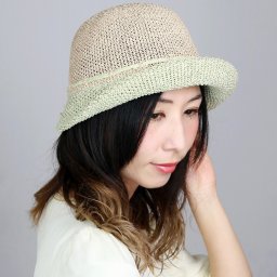 帽子 ハット レディース DAKS 帽子 春夏 日よけ Mサイズ 57cm サイズ調整 ダックス オブザーハット 綿ロード おしゃれ 涼しい ミセスハット リボン 通気性 ベージュ×ライトグリーン ナチュラル 母の日 ギフト 帽子 プレゼント UVカット帽子 母の日
