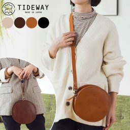 NUME MARU SHOULDER　M TIDEWAY タイドウェイ バッグ ショルダー ショルダーバッグ クラッチバッグ 2WAY 肩掛け ストラップ 革製 本革 おしゃれ  レディース 女性 旅行 レジャー お出かけ 普段使い 日常使い タウンユース