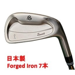 【 アウトレット 7本組み 】【 日本製 】スクラッチ ゴルフ フォージド アイアン セット 7本 ( #6-9,Pw,Sw,Lw ) 