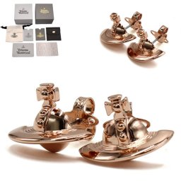 ヴィヴィアンウエストウッド ピアス Vivienne Westwood 62010038-02G002 ピンクゴールド SOLID ORB EARRINGS アクセサリー