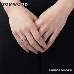 トムウッド TOM WOOD R74HQLEO01 S925 リング レディース アクセサリー 指輪 クッション レオパード Cushion Leopard ジャスパー うずら 天然石 シルバー925  ジュエリー ギフト プレゼント SILVER シルバー 48 50 52 54サイズ 7～14号