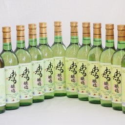 12本セット(国産白ワイン おたる生葡萄 デラウエアやや甘口(北海道)) 720ml×12本