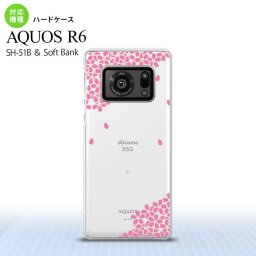 SH-51B AQUOS R6 AQUOS R6 スマホケース ハードケース 桜 濃ピンク メンズ レディース nk-r6-1423