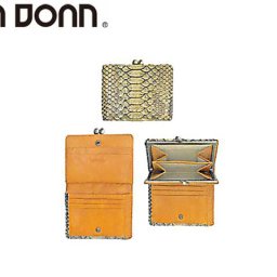 正規品 メンズ レディース Viadoan ヴィアドアン Antique python アンティーク パイソン ヘビ革 がま口 二つ折り財布 496 via45 旅行 ギフト