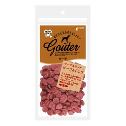 グーテ 犬用おやつ マーブルチップ ビーフ＆ミルク 80g
