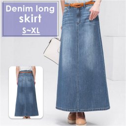 デニムスカート ロング 通販 ロングスカート デニム スカート レディース 秋冬 春 オールシーズン マキシ丈 マキシ Aライン フレア 20代 30代 40代 50代 60代 カジュアル ナチュラル 無地 おしゃれ シンプル 大人 かわいい 可愛い Aラインスカート マキシ丈スカート ボトムス