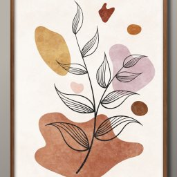 ボタニカル 植物 花 フラワー A3 サイズ ポスター アート おしゃれ 絵画 インテリア 北欧 イラスト マット紙 艶消し アートパネル 額 フレーム デザイン 壁掛け ギフト 新築祝い ディスプレイ 引越し祝い　新生活　空間デザイン 