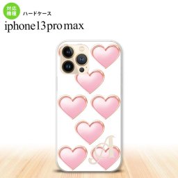 iPhone13ProMax iPhone13 Pro Max ケース ハードケース ハート C 白 +アルファベット iPhone13 プロ マックス 6.7インチ おしゃれ かわいい メンズ レディース キッズ デザインたくさん nk-i13pm-175i