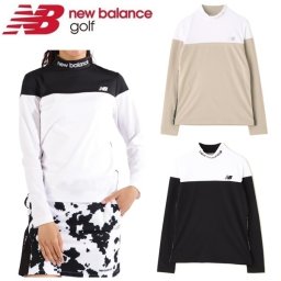 ニューバランス ゴルフ レディース ストレッチ UV 長袖 モックネック プルオーバー New Balance Golf 012-4267502 2024年秋冬モデル お誕生日祝い お祝い 記念品 30代 40代 50代 60代 母の日 お母さん 還暦祝い 敬老の日 彼女 人気プレゼント プレゼント
