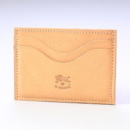 イルビゾンテ IL BISONTE カードケース メンズ レディース バケッタレザー 本革 NATURAL ナチュラル ヌメ C1167 EP 120 【スペシャルラッピング660円(別売り)】送別会 誕生日 お中元 結婚祝い 結婚式 彼氏 息子 夫 男性 彼女 妻 女性 名刺入れ 高級 父の日 母の日 ホワイトデー